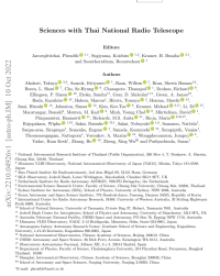 Sciences with Thai National Radio Telescope